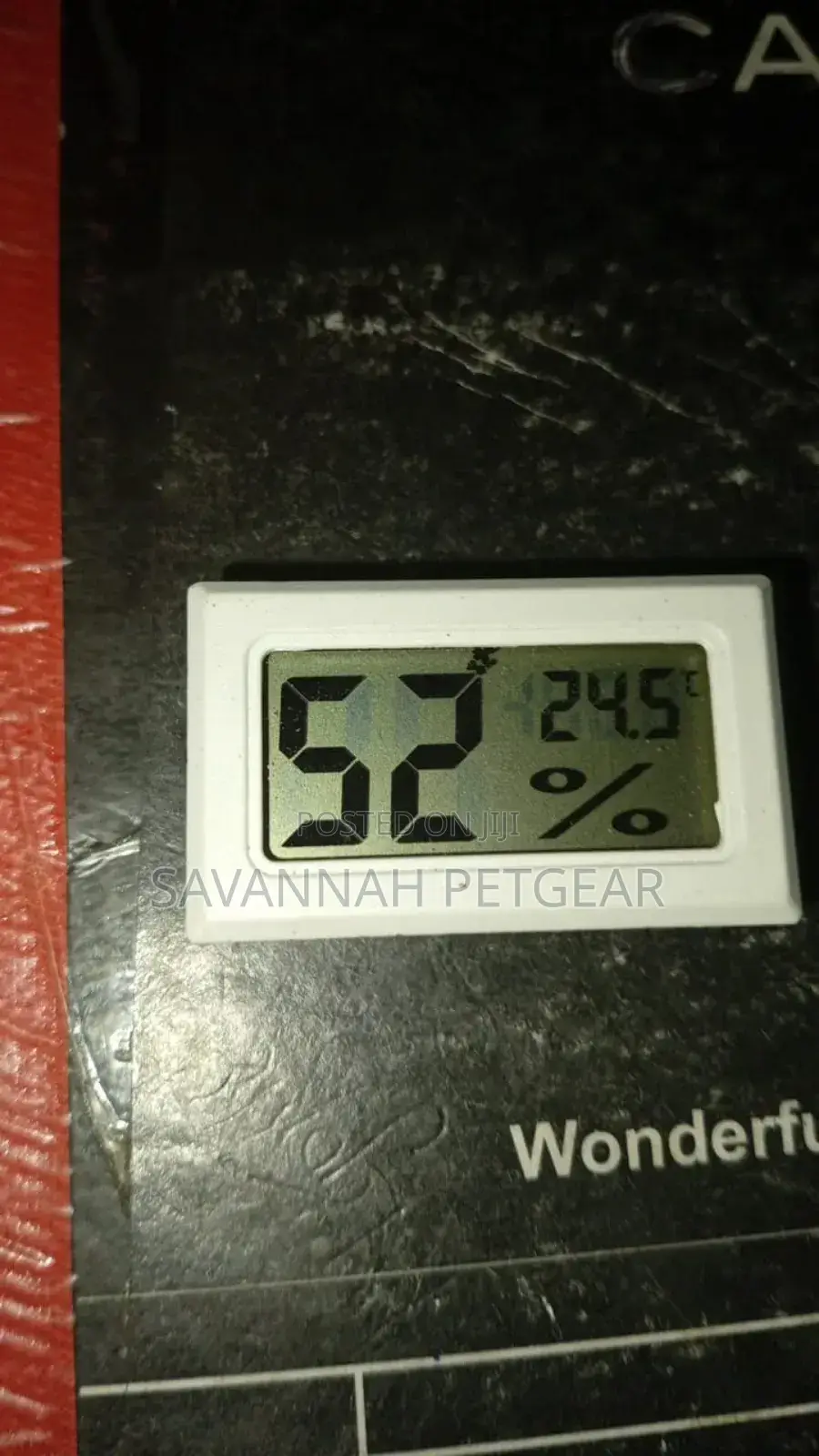 Mini Hygrometer White Color