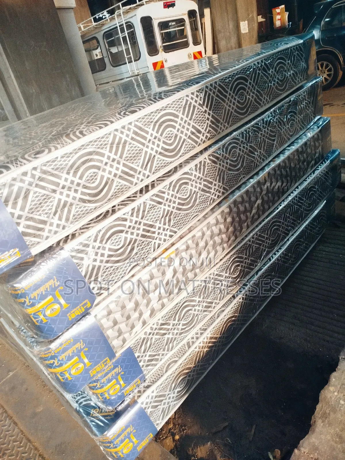 4by6 8inch Heavy Duty Quilted Mattresses.