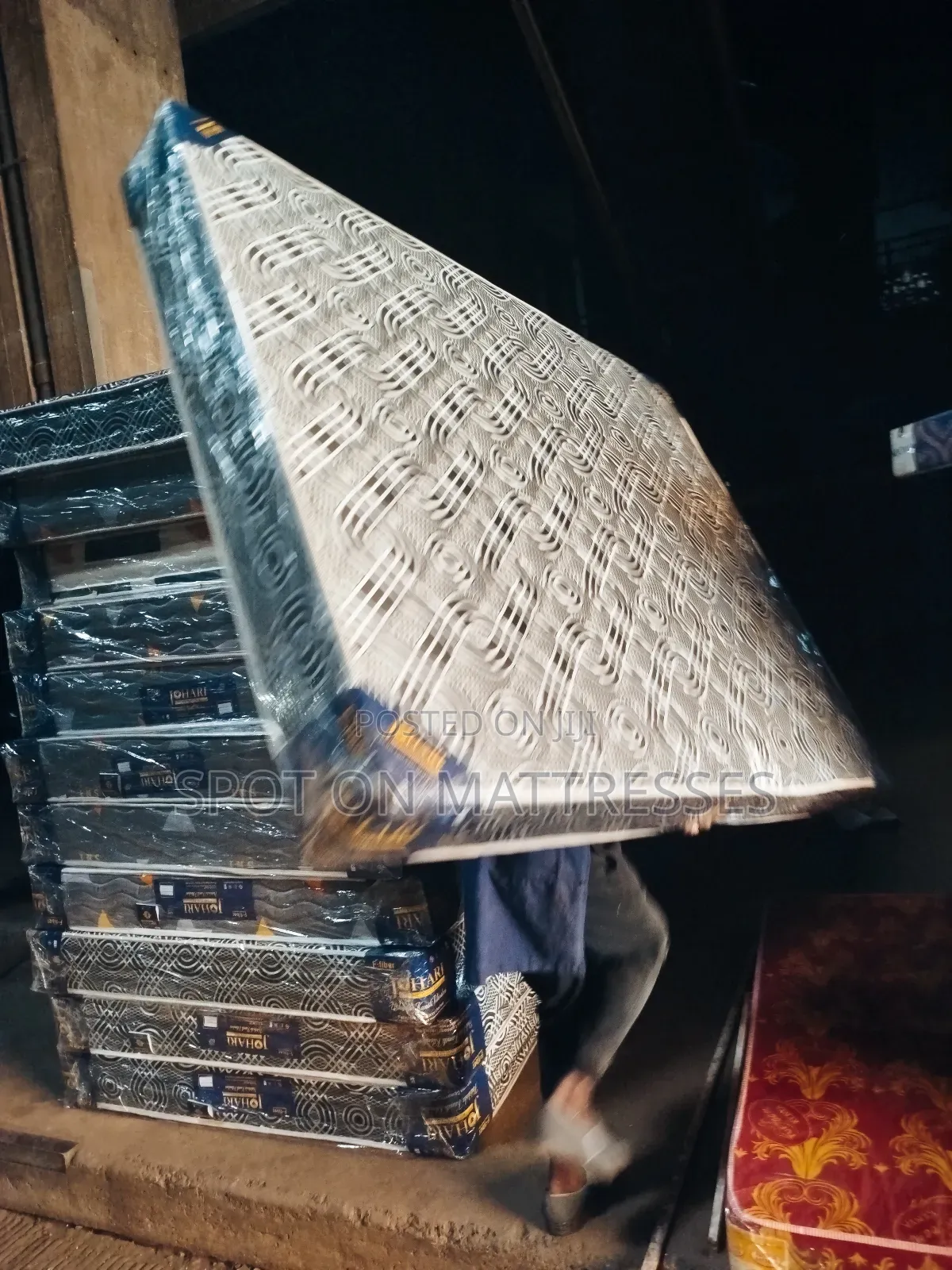 5by6 6inch Heavy Duty Quilted Mattresses + Free Delivery.