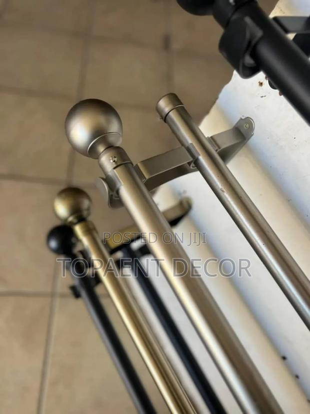 Powder Coated Window and Door Curtain Rods - main view