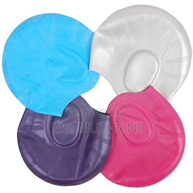 Adults/Kids Silicone Swimming Caps - thumbnail 3