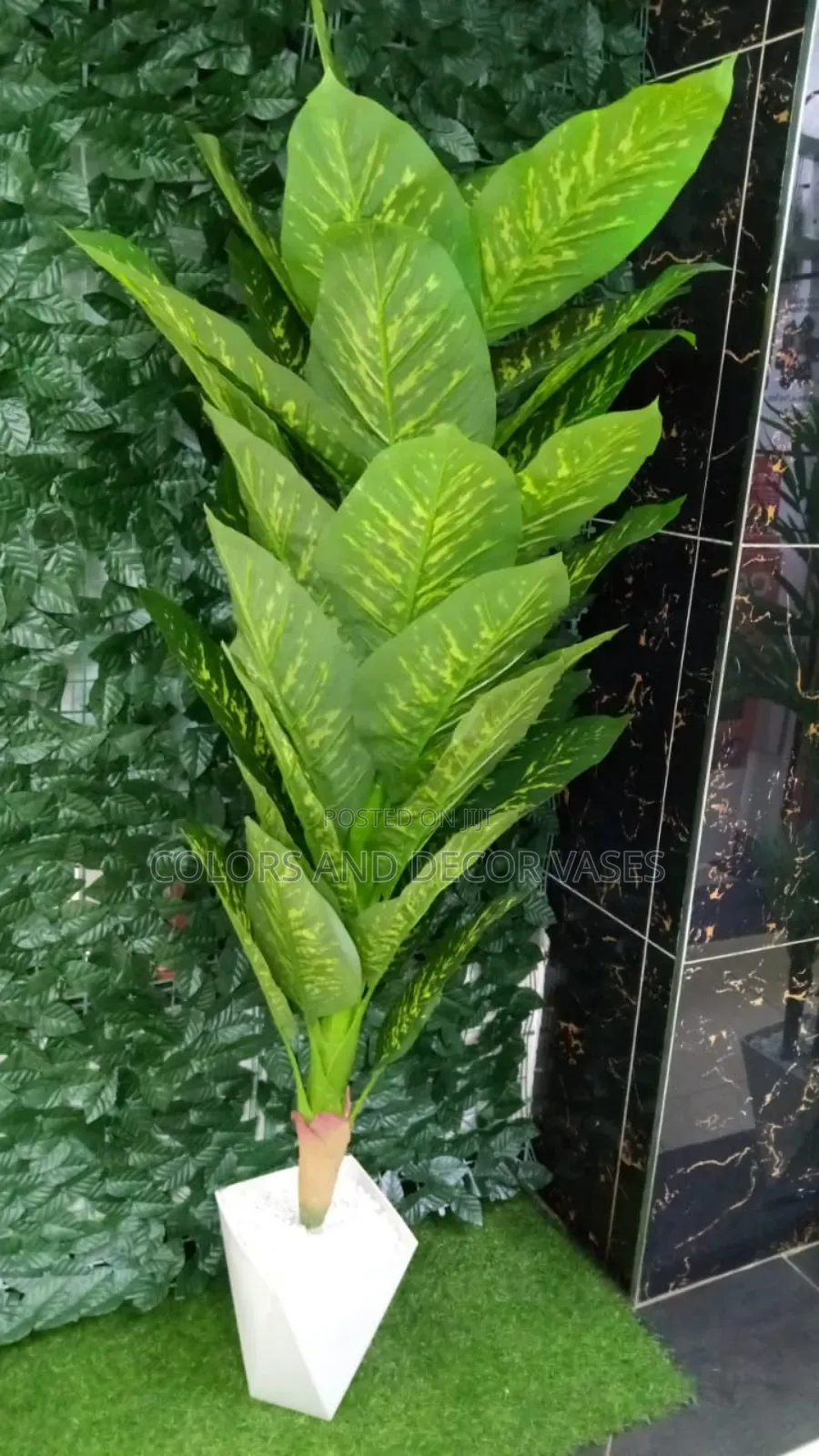 1.6m Long Artificial Yellow Green Plant Home Decor