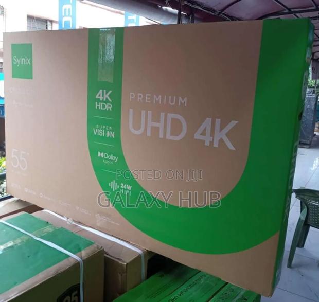 Syinix 55inch Smart Android Flameless Tv - thumbnail 2