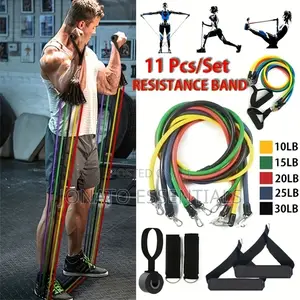 11 Piece Crossfit Gym Ropes, Pull Ropes, Resistance Bands