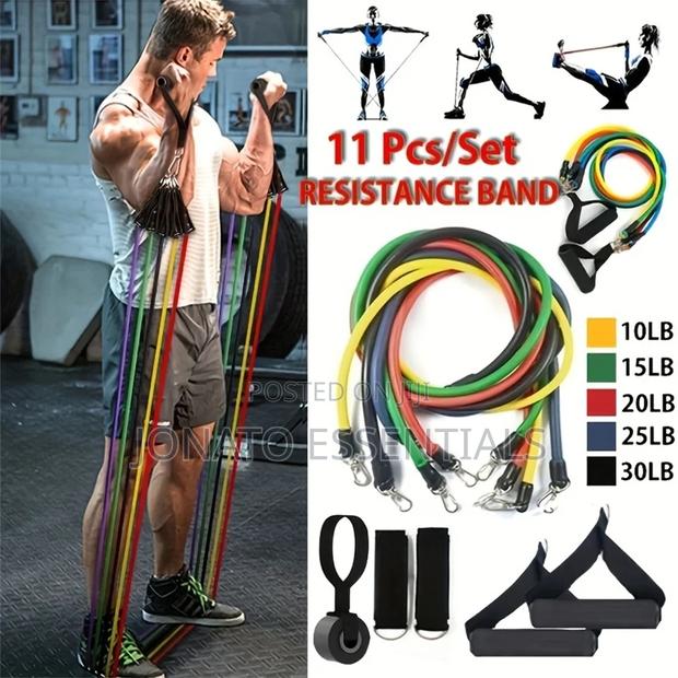 11 Piece Crossfit Gym Ropes, Pull Ropes, Resistance Bands