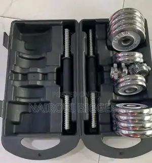 30kg Dumbell Chrome Adjustable