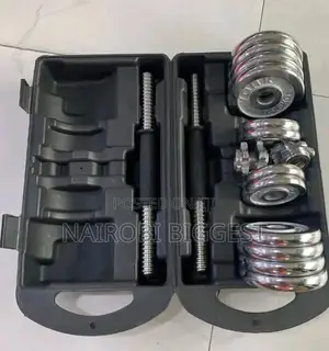 30kg Adjustable Dumbell Chrome
