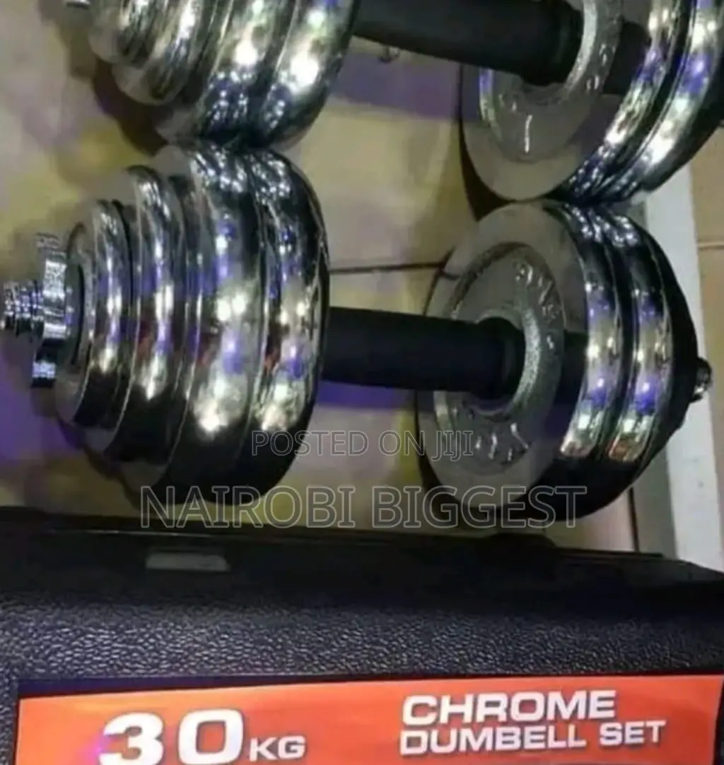 Excellent 30kgs Adjustable Dumbell Chrome