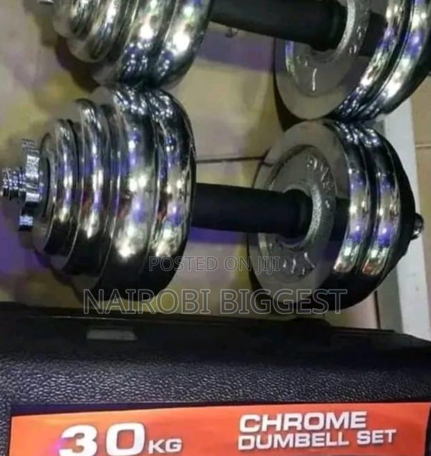 Excellent 30kgs Adjustable Dumbell Chrome