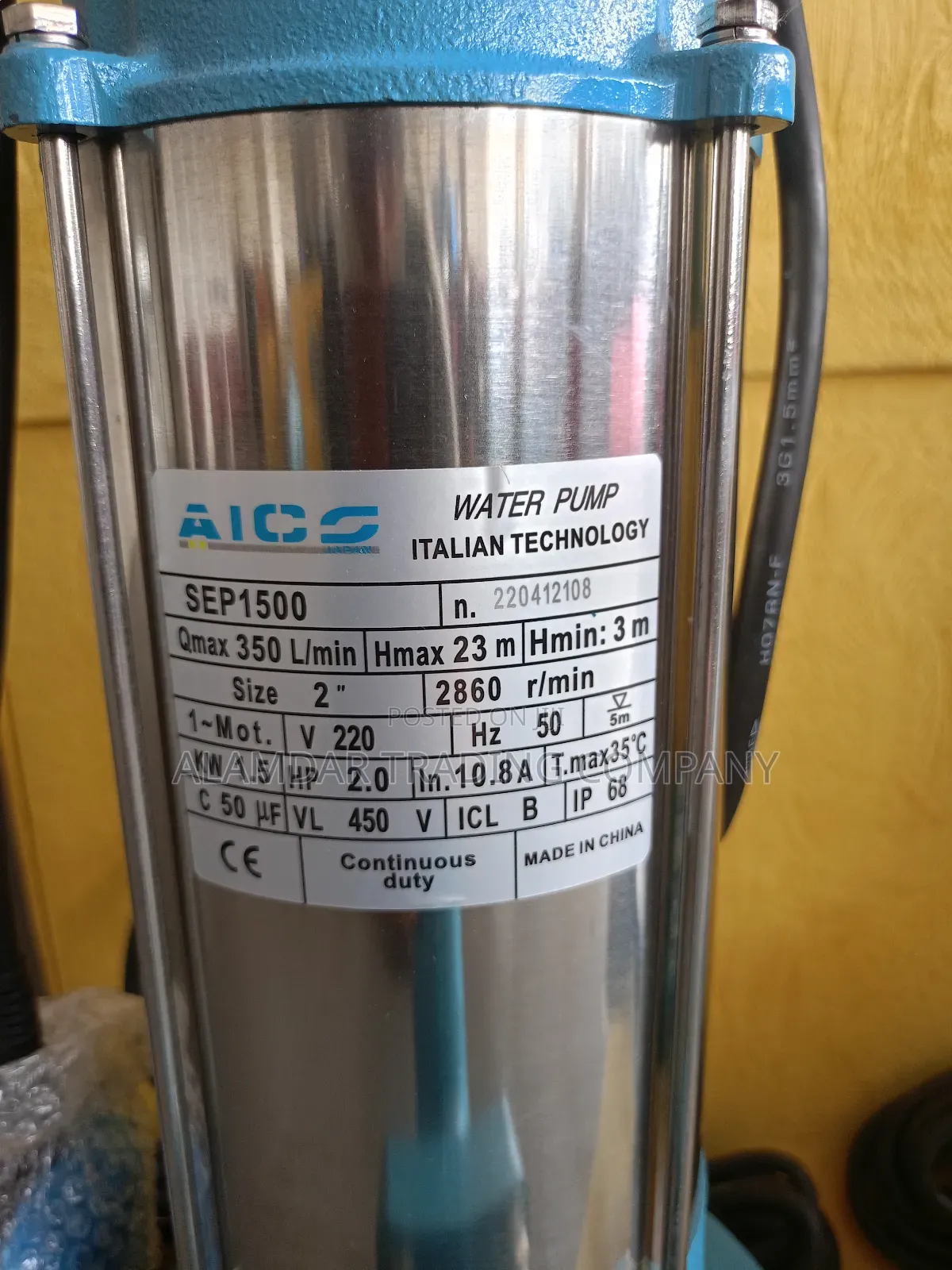 Submersible Water Pump