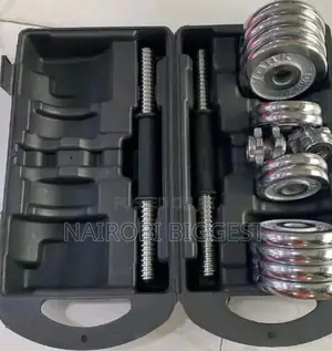 30kg  Chrome Adjustable Dumbells
