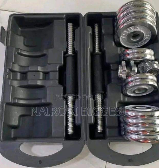30kg  Chrome Adjustable Dumbells