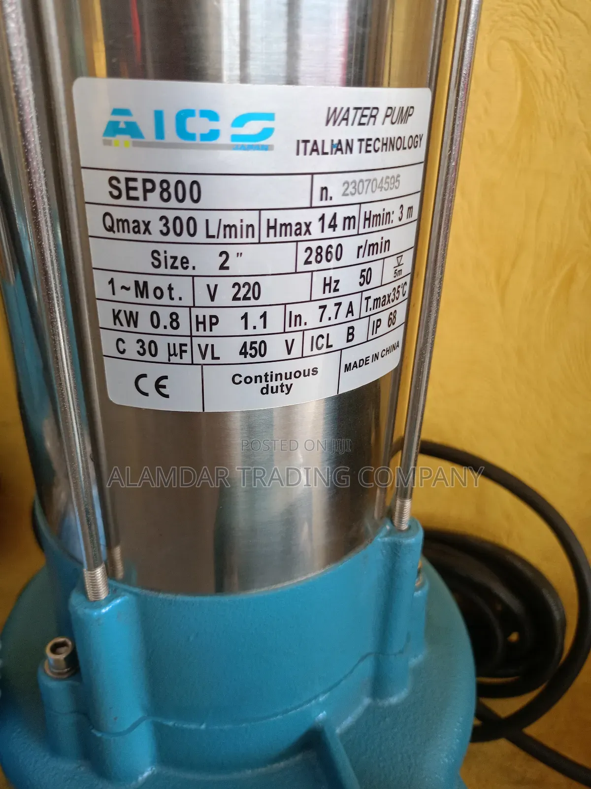 Submersible Sewage Water Pump