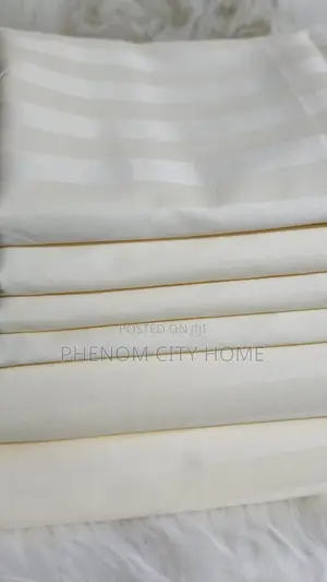 Satin Stripped Bedsheet Available