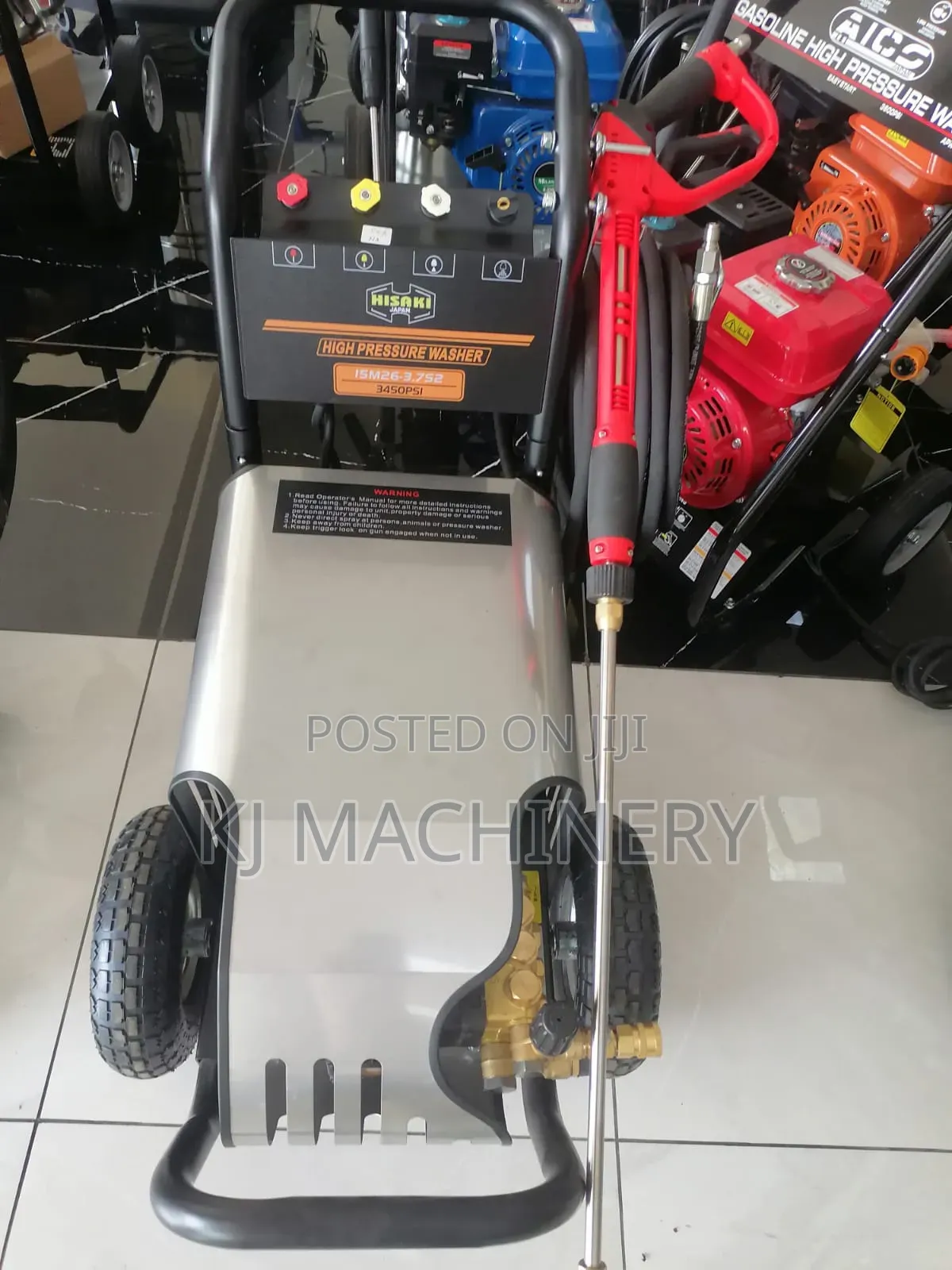 HISAKI 3450psi Highpressure Washer Machine