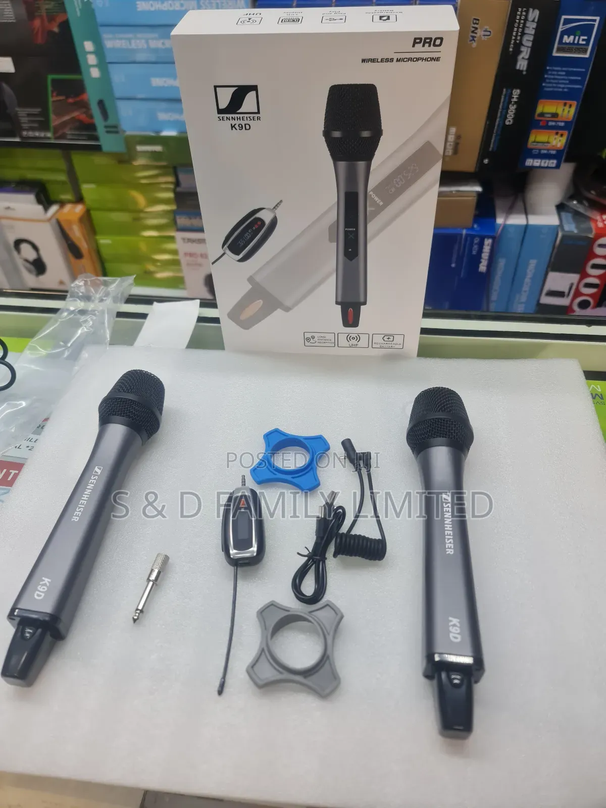 Sennheiser K9D Camera/Phone Wireless Rechargeable Microphone