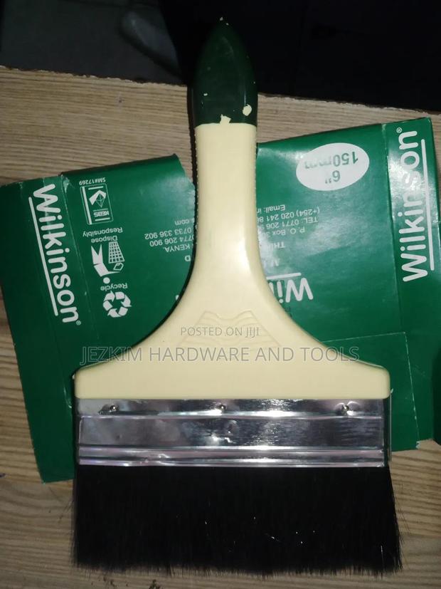 Green Tip Painting Brushes High Quality 6" - main view