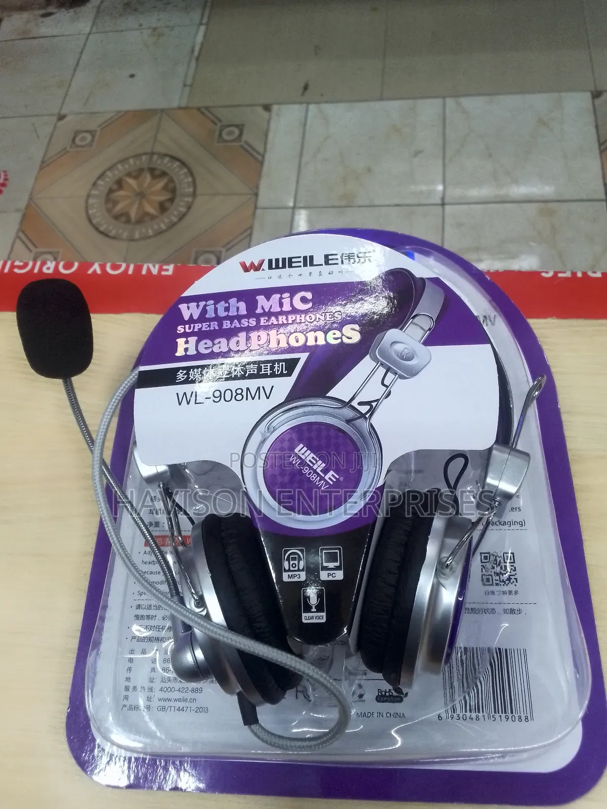 Microphone Headphones
