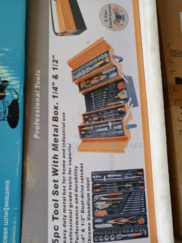 85pcs Tool Box With Metal Box (Socket Wrench) - main view