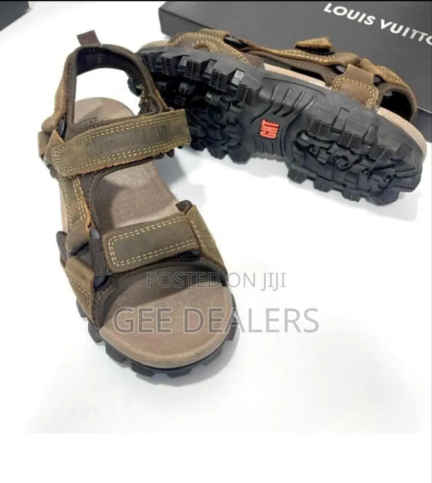 Men Open Shoes>Leather Open Shoes