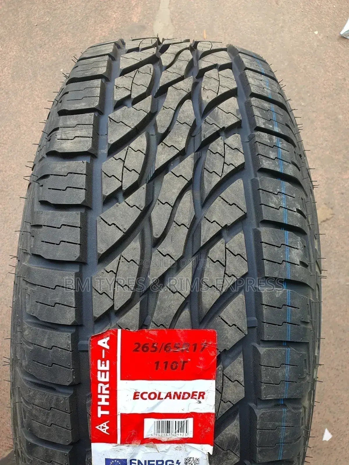 265 /65 R17 Thee-a Tyres.