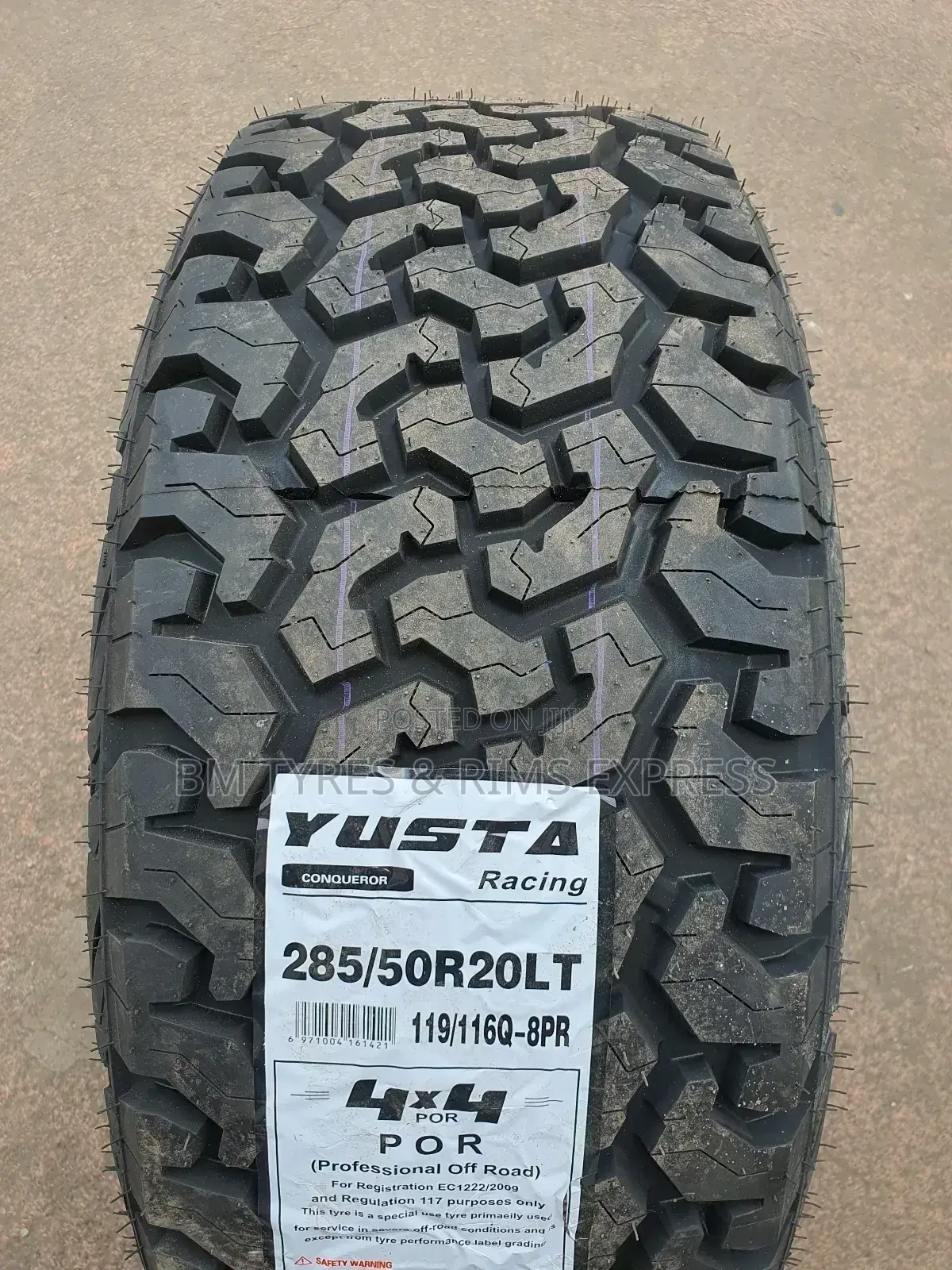 285 /50 R20 Yusta Tyres.