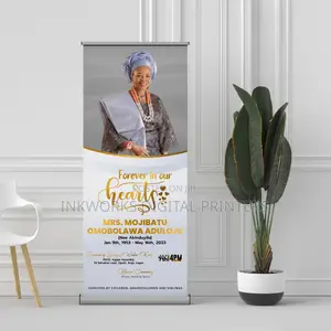 Narrow Base Roll Up Banner Printing
