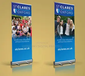 Sleek Narrow Base Roll Up Banner Printing