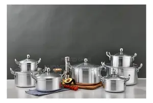 Tornado 14-PCS Stainless Steel Cooking Pot Set