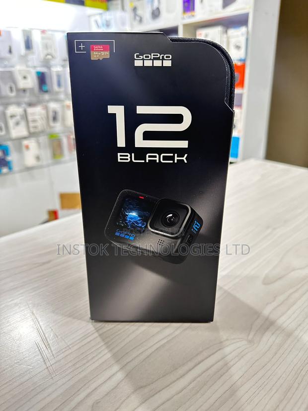 Gopro Hero 12 Black With Sandisk 64GB Microsd Card Case