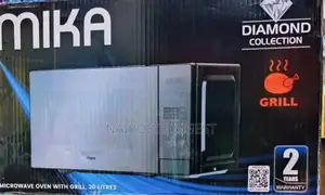 Mika 20 Litres Silver Microwave With Grill