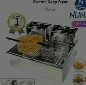 Affordable Nunix Double Deep Fryer 6l + 6l