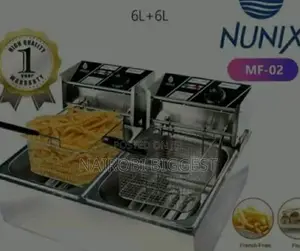 Nunix Double Deep Fryer 6l + 6l Faster Heating