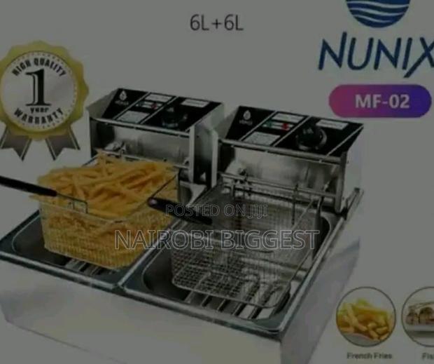 Nunix Double Deep Fryer 6l + 6l Faster Heating - main view