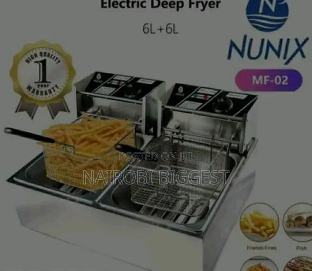 Excellent Nunix Double Deep Fryer 6l + 6l - main view