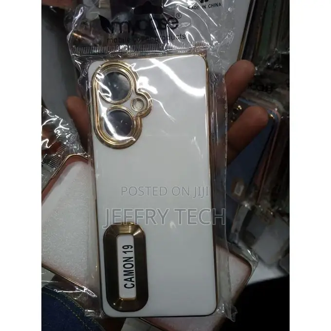 Golden Shiny Phone Case /Fancy Case Camon 19