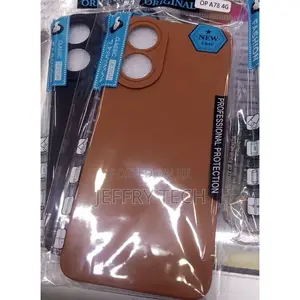 Silicon Soft Phone Back Cover Oppo A78 5g
