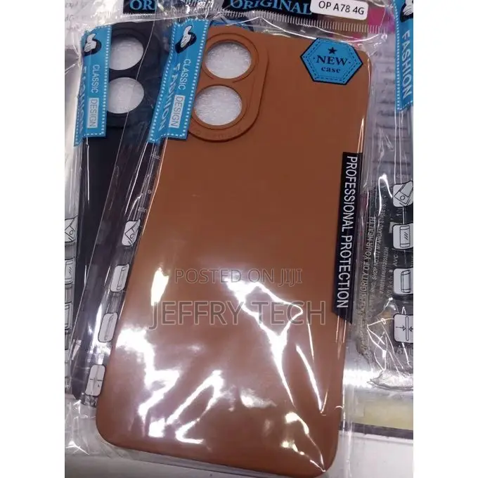 Silicon Soft Phone Back Cover Oppo A78 5g