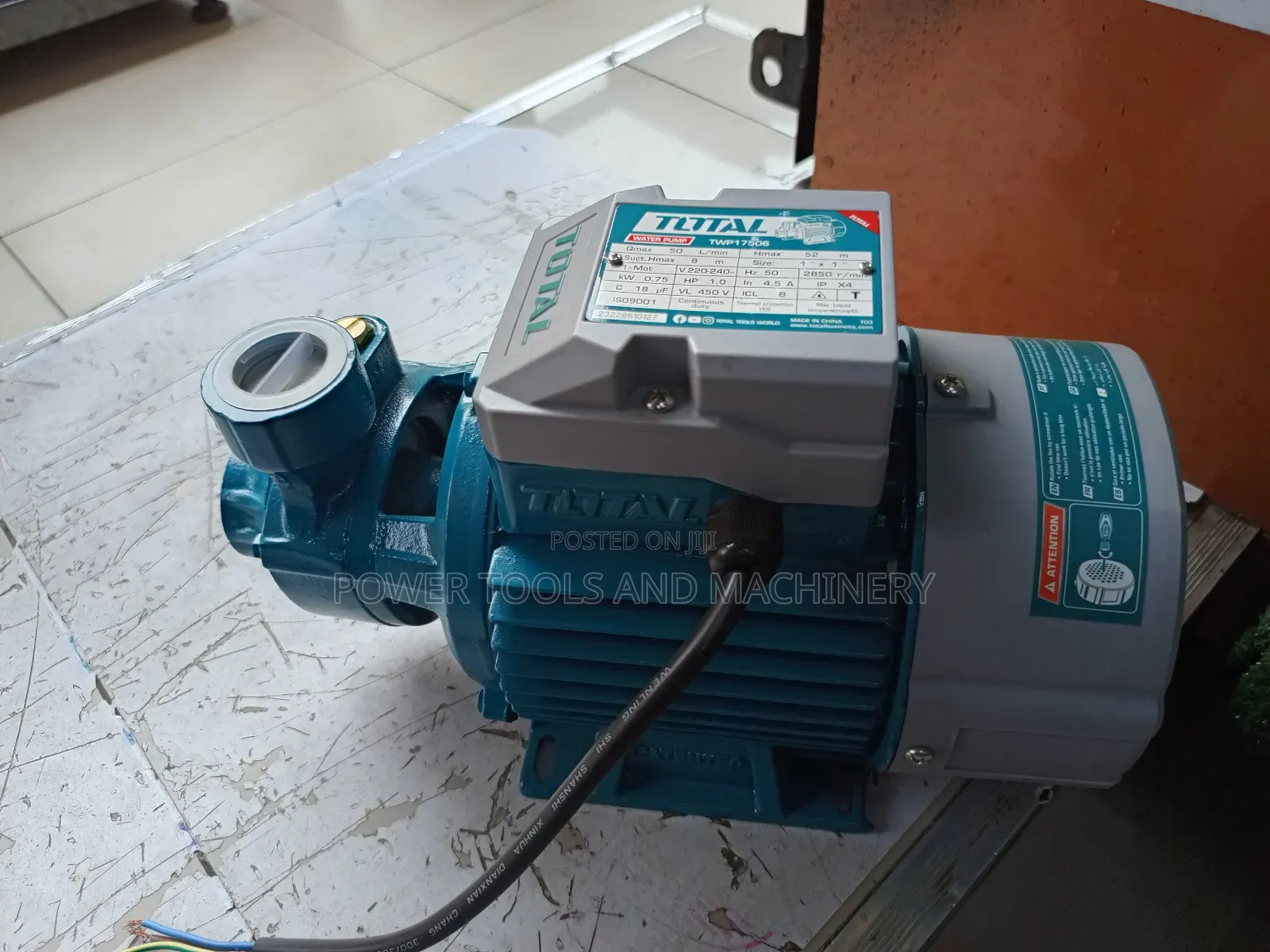 Total Booster Water Pump 1.0hp