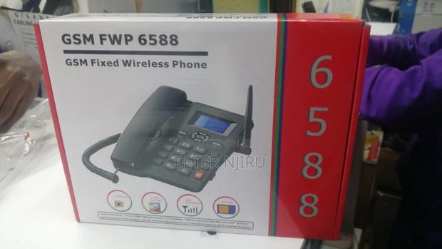 ETS 6588 GSM Fixed Wireless Phone With SIM Card Slot - main view