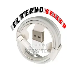 High Quality Fast Charging and Data Cable for iPhone - White