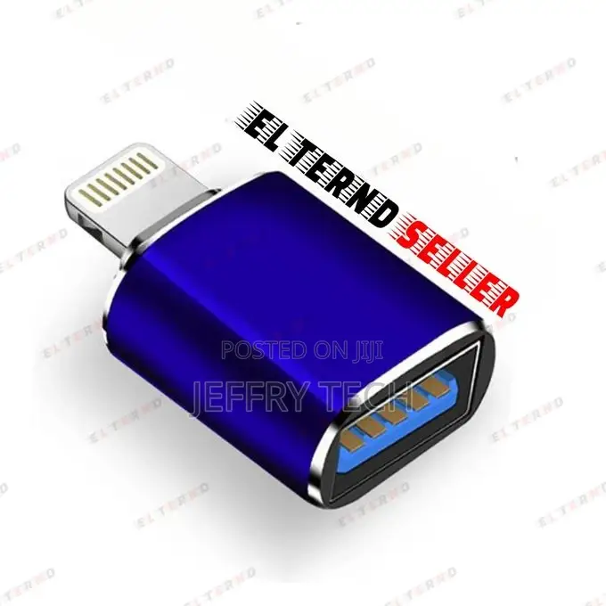 Otg Adapter for iPhone Support Reader All Usb Ports - Withou