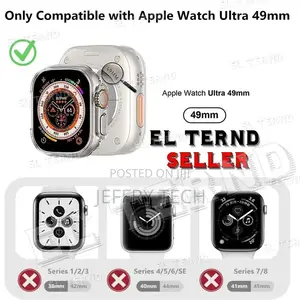 Apple Watch Ultra 49mm TPU Protective Case - Silver