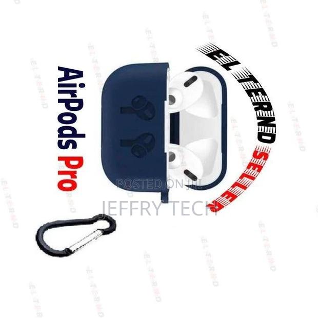 Airpods Pro Silicone Case - Dark Blue - thumbnail 3