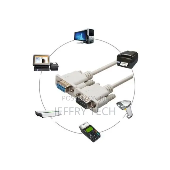 DB9 Serial Port Cable 9-Pin RS232 Nine-Pin Serial Cable