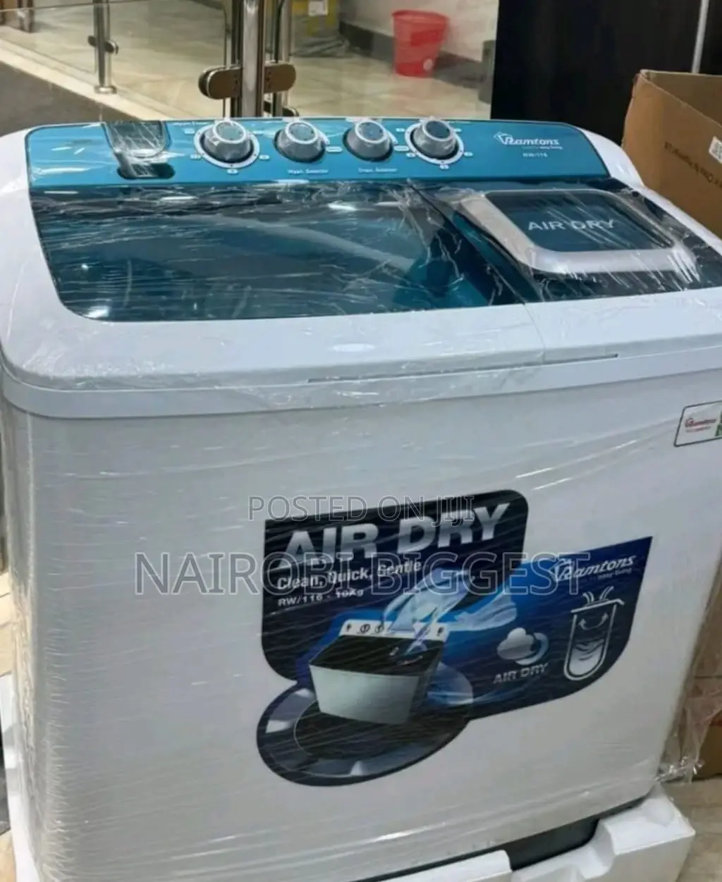 Ramtons 10kg Top Load Washing Machine