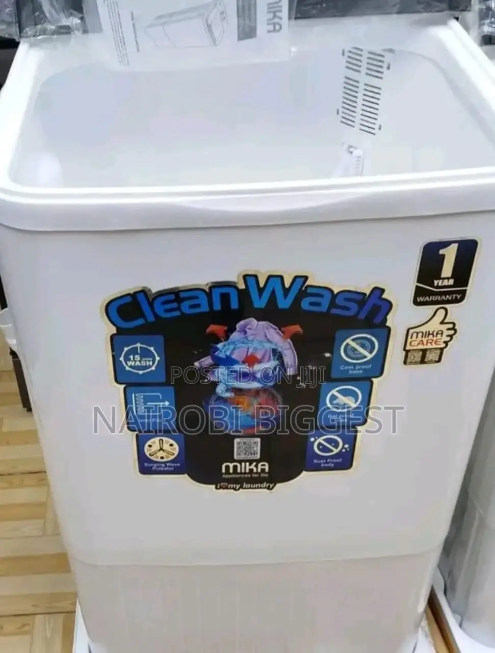 Mika 10 Kg Single Tub Washing Machine