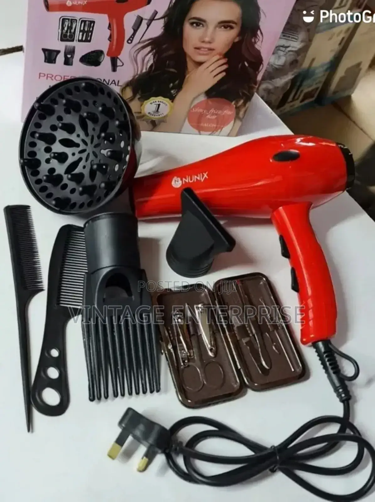 Blow Dryers Nunix Blow Dryer With Accessories ••√