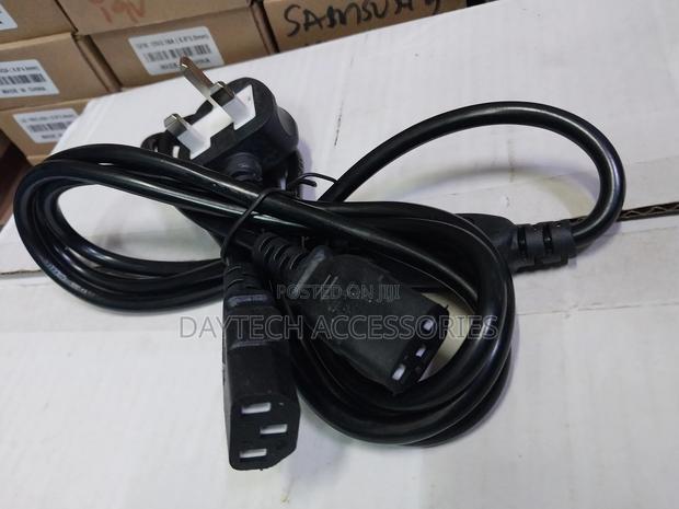 Dual Uk Power Cord Pc Power Supply Cable.