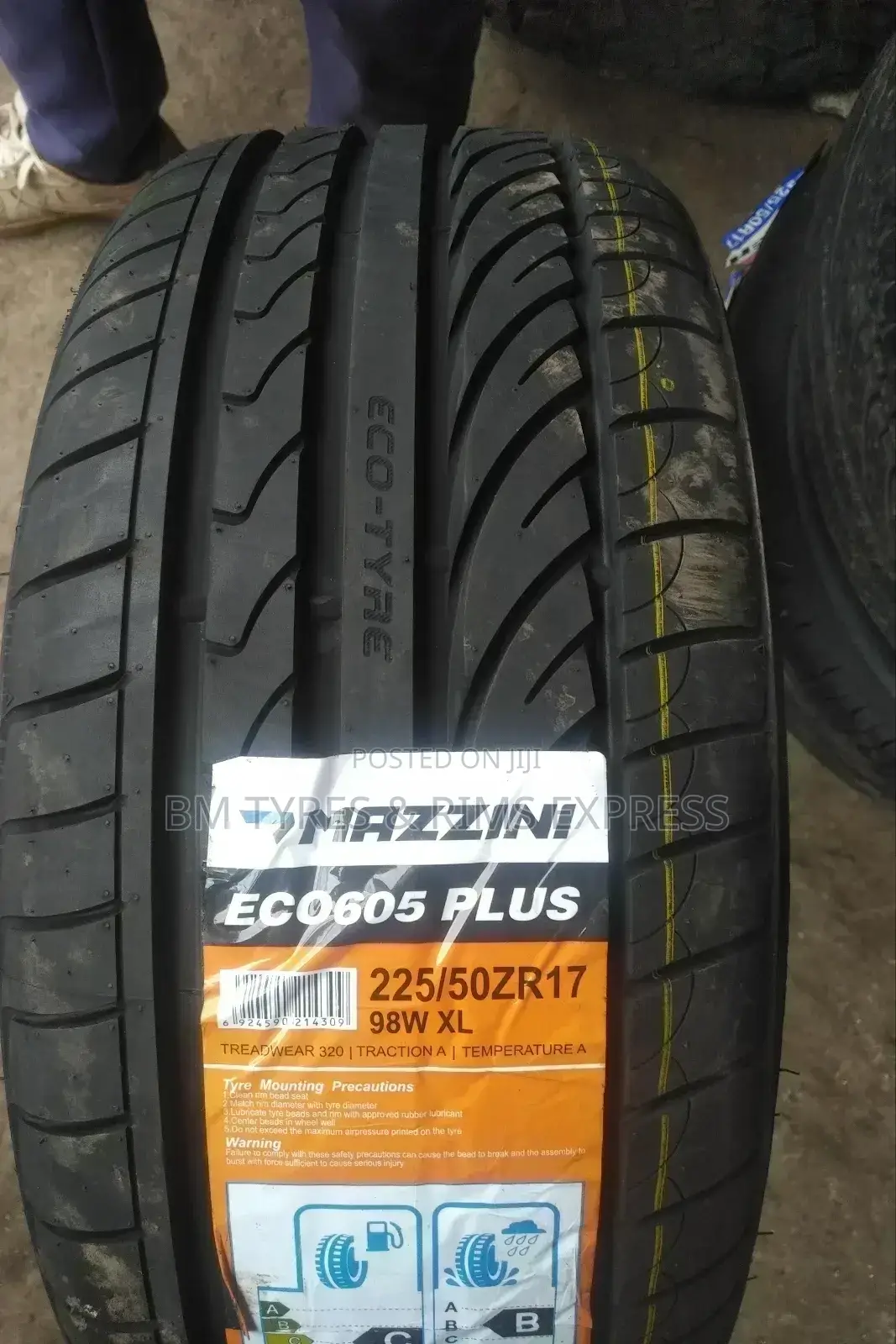 225 /50 R17 Mazzini Tyres.
